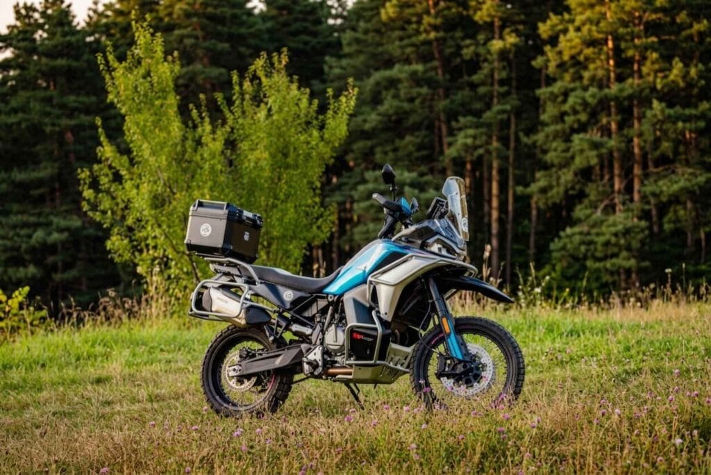 2025 CFMOTO 800MT-X Zephyr Blue