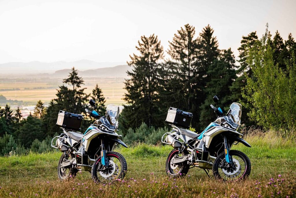 2025 CFMOTO 800MT-X Zephyr Blue